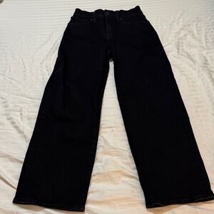 Madewell The Perfect Vintage Wide-leg Jean in black